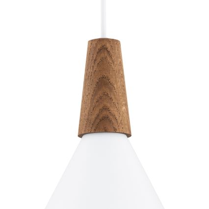 Argon 8630 - Hängeleuchte KEGEL 1xE27/15W/230V weiß