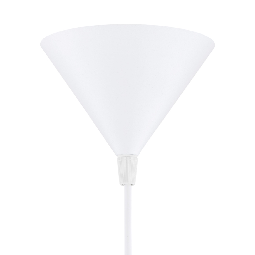 Argon 8631 - Hängeleuchte KEGEL 1xE27/15W/230V weiß