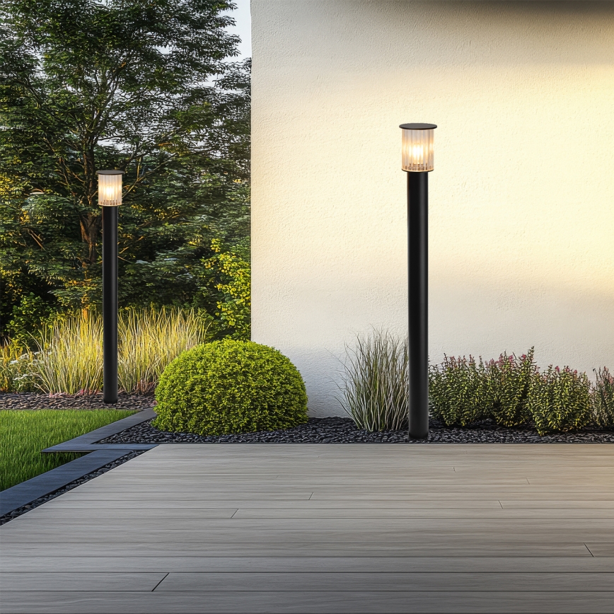 Argon 8750 - Außenleuchte NORFOLK 1xE27/15W/230V IP44 124cm schwarz