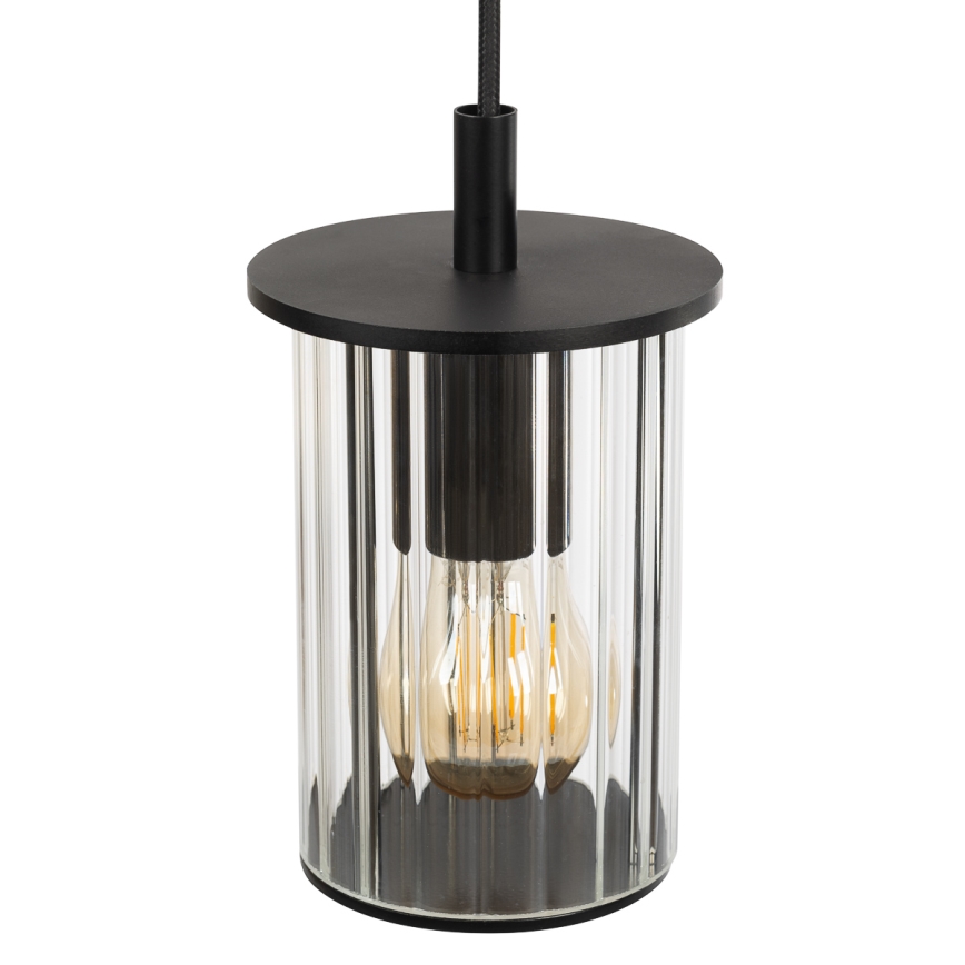 Argon 8751 - Outdoor-Hängeleuchte NORFOLK 1xE27/15W/230V IP44 schwarz