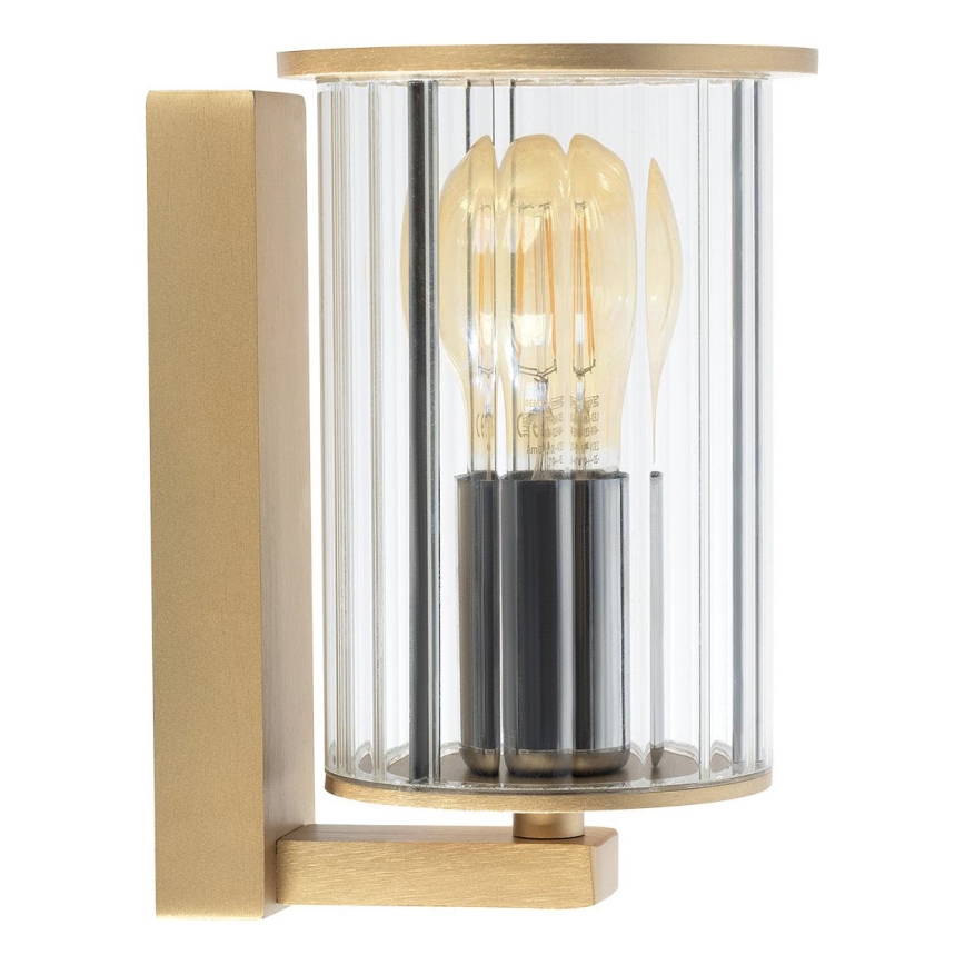 Argon 8752 - Outdoor-Wandleuchte NORFOLK 1xE27/15W/230V IP44 golden