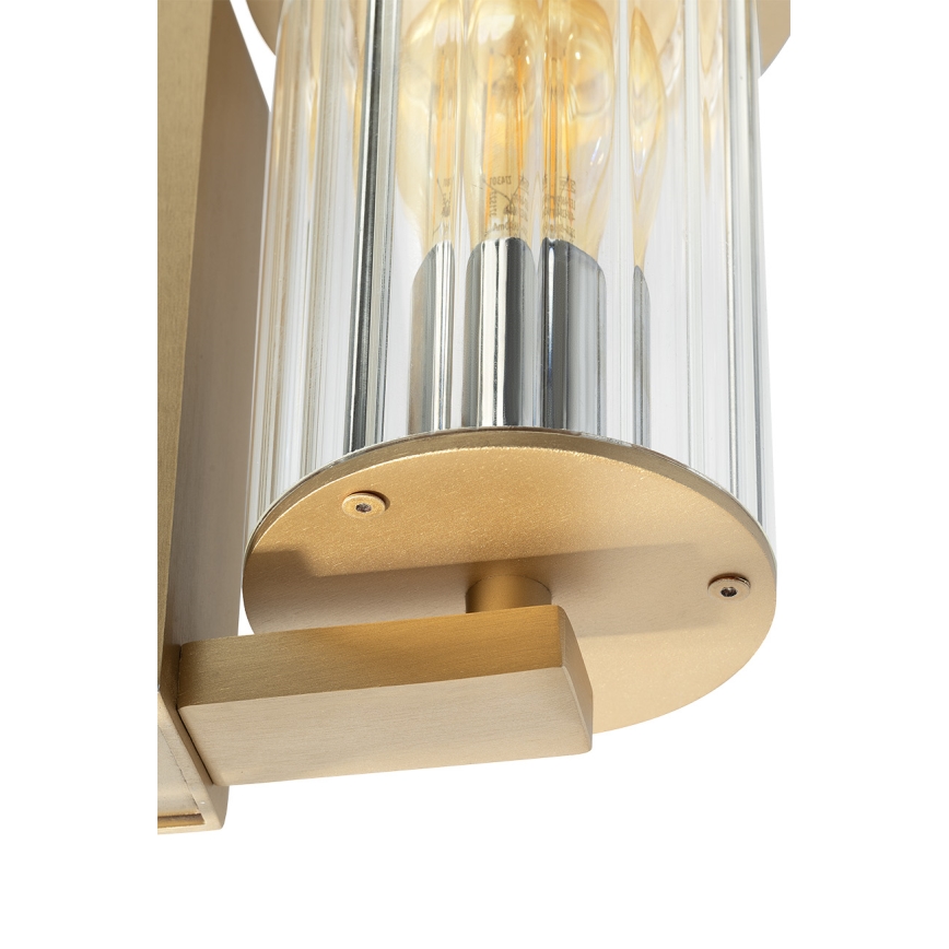 Argon 8752 - Outdoor-Wandleuchte NORFOLK 1xE27/15W/230V IP44 golden