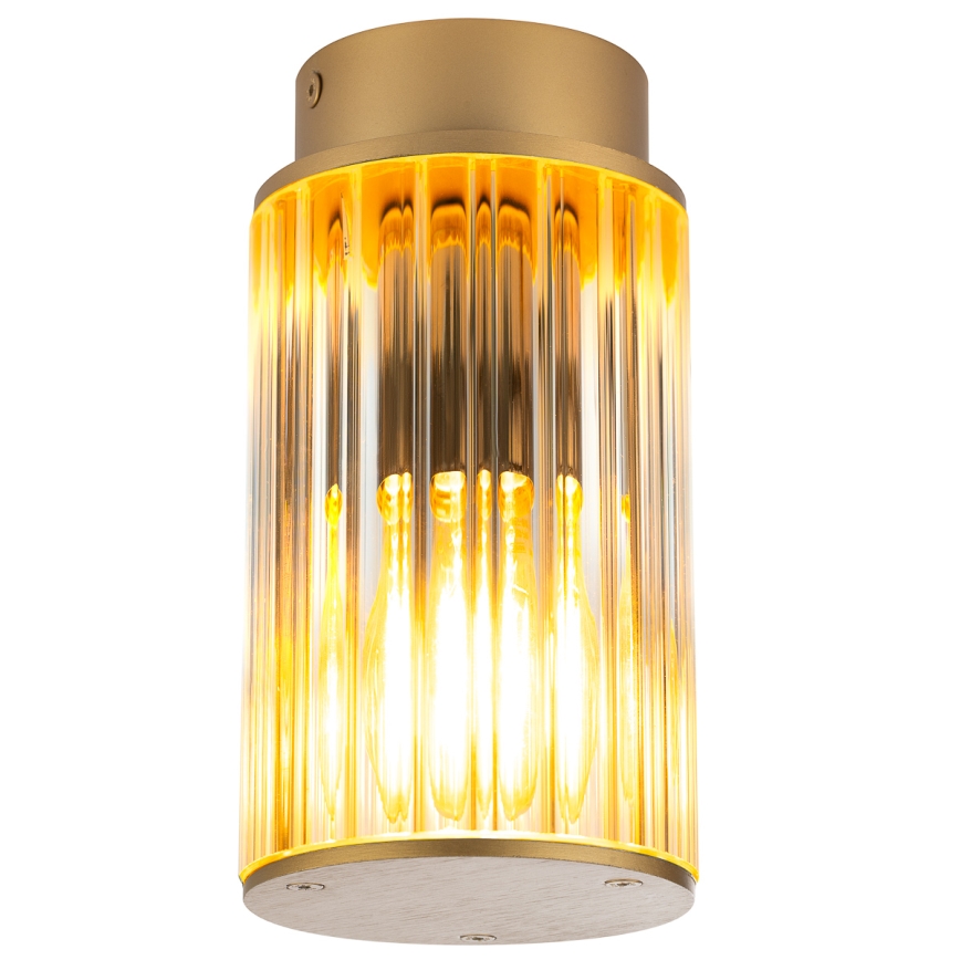 Argon 8774 - Outdoor-Deckenleuchte NORFOLK 1xE27/15W/230V IP44 golden