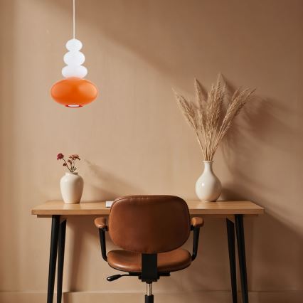 Argon 8822 - Hängeleuchte DIEGO 1xGU10/5W/230V weiß/orange