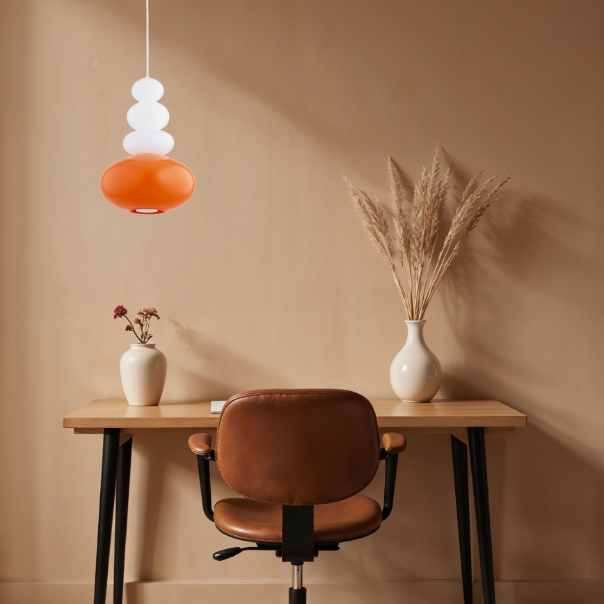 Argon 8822 - Hängeleuchte DIEGO 1xGU10/5W/230V weiß/orange