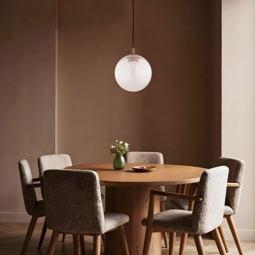 Argon 8829 - Hängeleuchte SACRAMENTO 1xGX53/8W/230V klar/braun