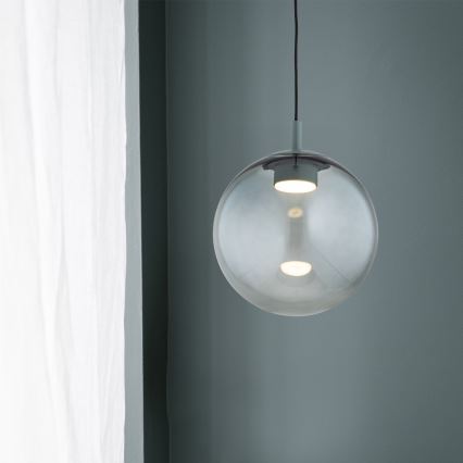 Argon 8830 - Hängeleuchte SACRAMENTO 1xGX53/8W/230V grün/rauchig