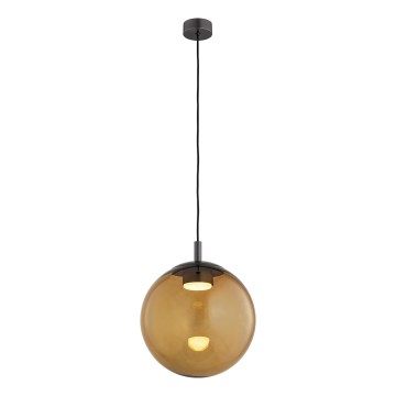 Argon 8831 - Hängeleuchte SACRAMENTO 1xGX53/8W/230V braun/rauchig