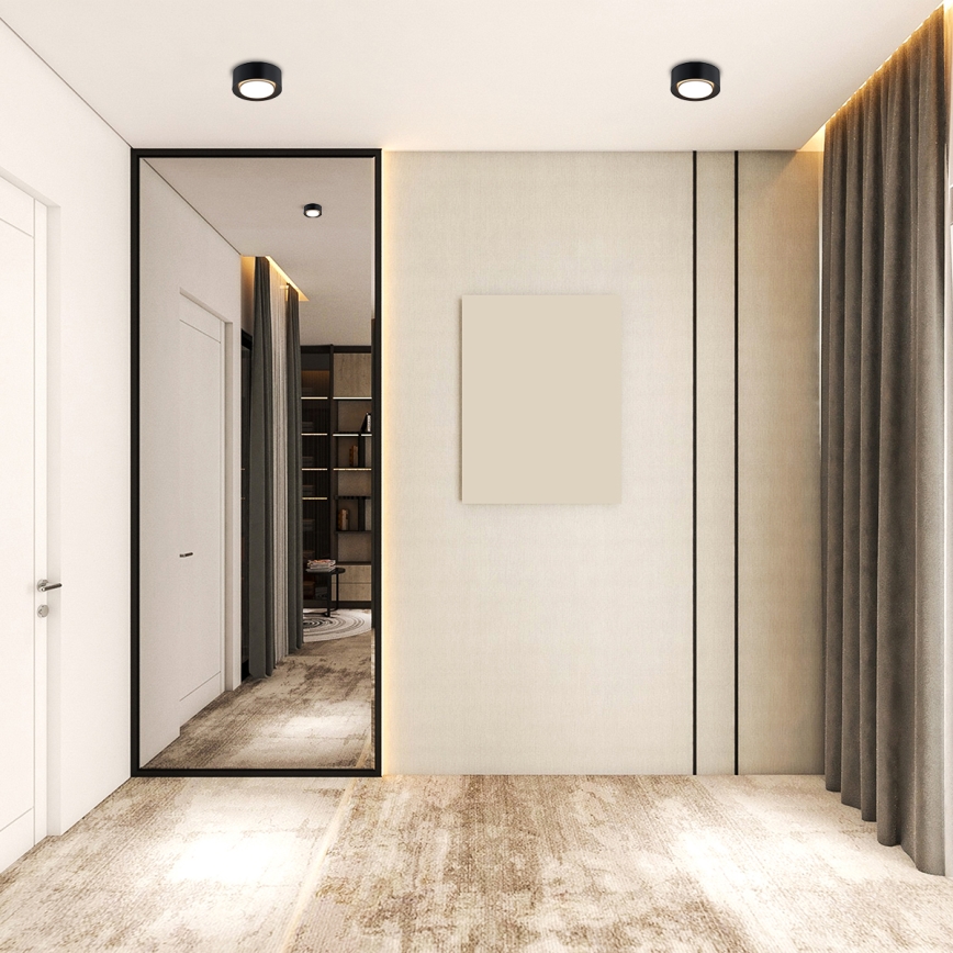 Argon 8905 - Deckenleuchte ELORA 1xGX53/7W/230V Ø 11 cm schwarz