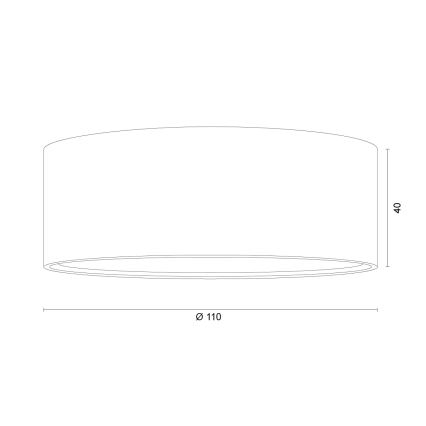 Argon 8915 - Deckenleuchte ELORA 1xGX53/7W/230V Ø 11 cm weiß