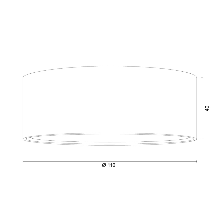 Argon 8915 - Deckenleuchte ELORA 1xGX53/7W/230V Ø 11 cm weiß