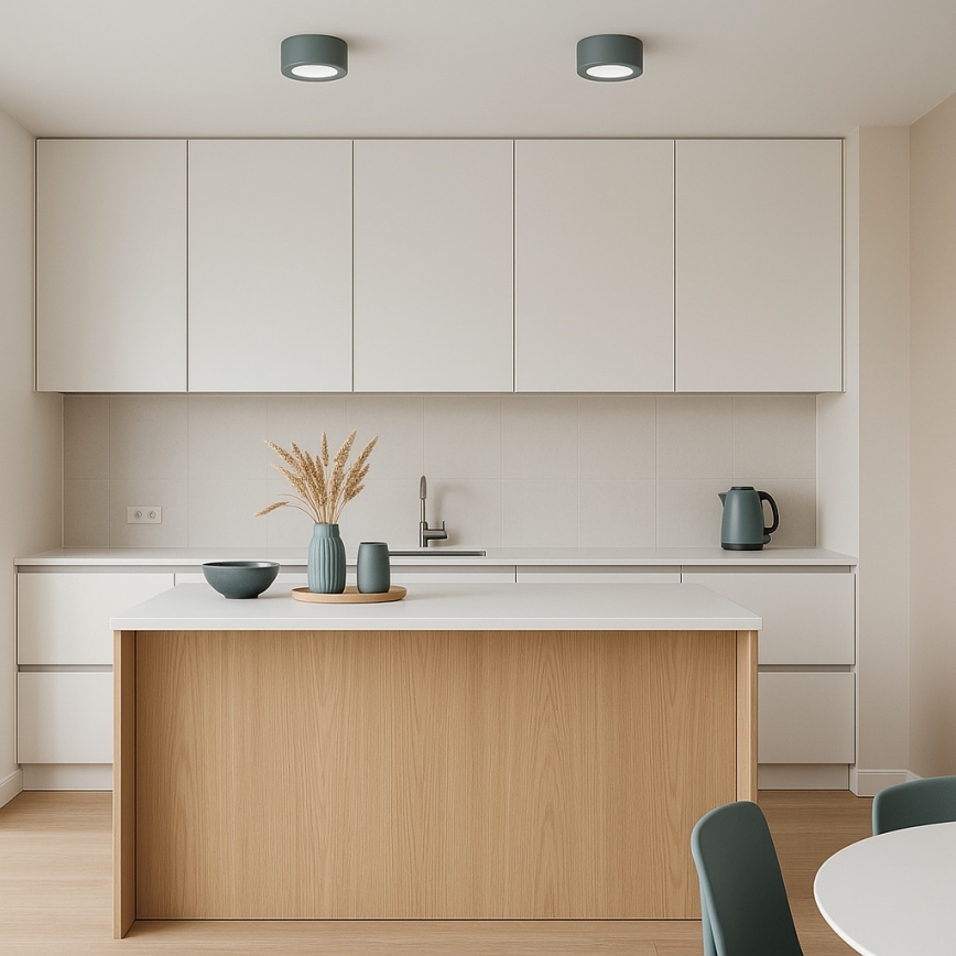 Argon 8917 - Deckenleuchte ELORA 1xGX53/7W/230V Ø 11 cm grau