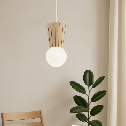 Argon 8951 - Badezimmer-Pendelleuchte mit Kabel VOLANTE 1xG9/6W/230V IP44 beige