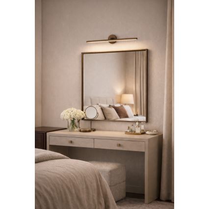 Argon 8993 - LED-Bilderleuchte MIRI LED/7,2 W/230 V 3000 K 40 cm braun