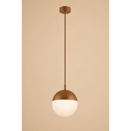 Argon 8998 - Außen-Pendelleuchte an Kabel LIV 1xE27/15W/230V IP44 braun