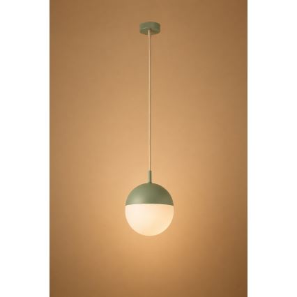 Argon 8999 - Außen-Pendelleuchte mit Kabel LIV 1xE27/15W/230V IP44 grün