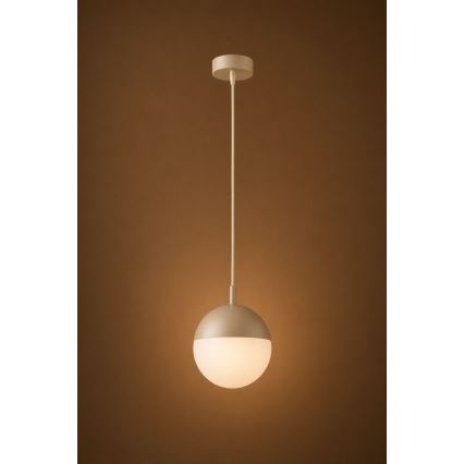 Argon 9001 - Außen-Pendelleuchte an Kabel LIV 1xE27/15W/230V IP44 beige