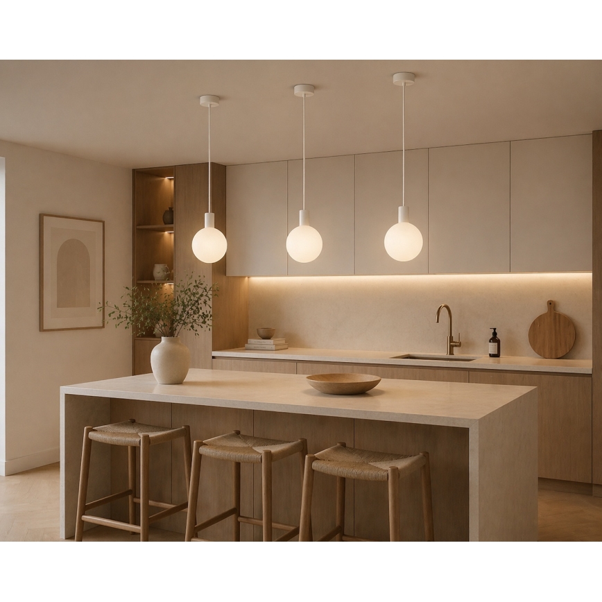 Argon 9004 - Außen-Pendelleuchte ORE an Kabel 1xG9/6W/230V IP44 weiß