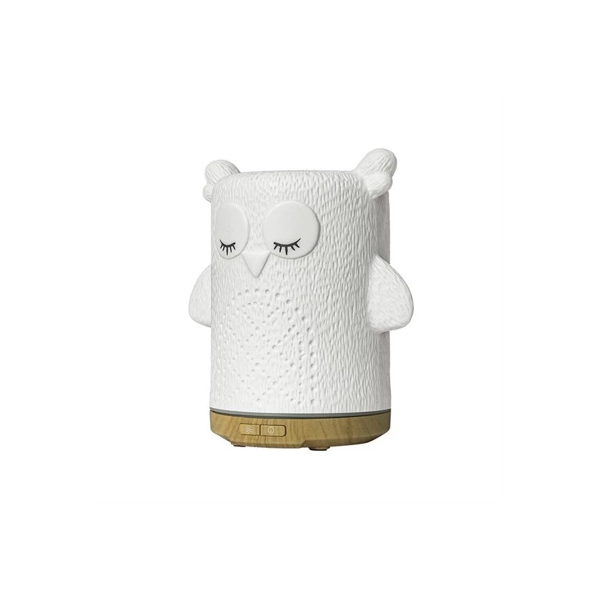 Aroma-Diffusor (LED-RGBW) LED/8W/230V 100 ml Eule