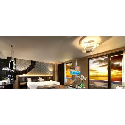 Artemide 1255110A - Dimmbare LED-Deckenleuchte PIRCE LED/44W/230V 3000K weiß