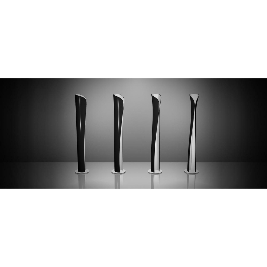 Artemide 1361010A - LED-Stehleuchte CADMO LED/44W/230V + 1xGU10/10W/230V schwarz