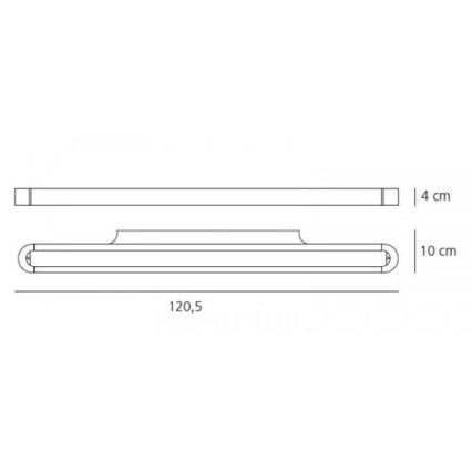 Artemide AR 1917010A - LED-Wandleuchte TALO 120 1xLED/51W/230V