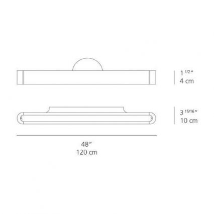 Artemide AR 1917020A - LED Wandleuchte TALO 120 1xLED/51W/230V