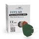Atemschutzmaske FFP2 NR CE 0598 dunkelgrün 20 Stk.