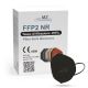 Atemschutzmaske FFP2 NR CE 0598 schwarz 20St.