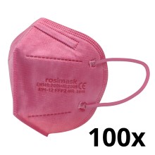 Atemschutzmaske Kindergröße FFP2 ROSIMASK MR-12 NR rosa 100St.