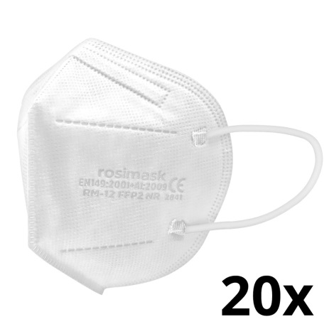 Atemschutzmaske Kindergröße FFP2 ROSIMASK MR-12 NR weiß 20St.