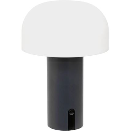 Atmosphera - Aufladbare LED-Outdoor-Tischleuchte mit Touch-Funktion JANY LED/3,7V 22 cm 2200 mAh IP44 schwarz