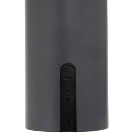 Atmosphera - Aufladbare LED-Outdoor-Tischleuchte mit Touch-Funktion JANY LED/3,7V 22 cm 2200 mAh IP44 schwarz
