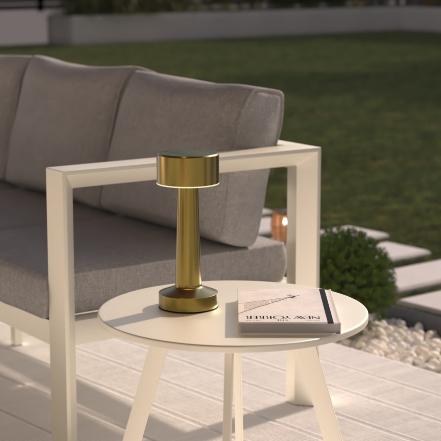 Atmosphera - Aufladbare LED-Outdoor-Tischleuchte mit Touch-Funktion HALTO LED/5V 1800 mAh IP44