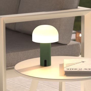Atmosphera - Aufladbare LED-Outdoor-Tischleuchte mit Touch-Funktion JANY LED/3,7V 22 cm 2200 mAh IP44 grün