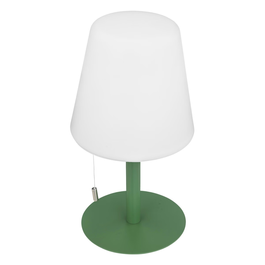 Atmosphera - Aufladbare Outdoor-Tischleuchte (LED RGBW) ZACK LED/3,7V 1200 mAh IP44 grün