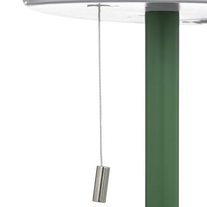 Atmosphera - Aufladbare Outdoor-Tischleuchte (LED RGBW) ZACK LED/3,7V 1200 mAh IP44 grün