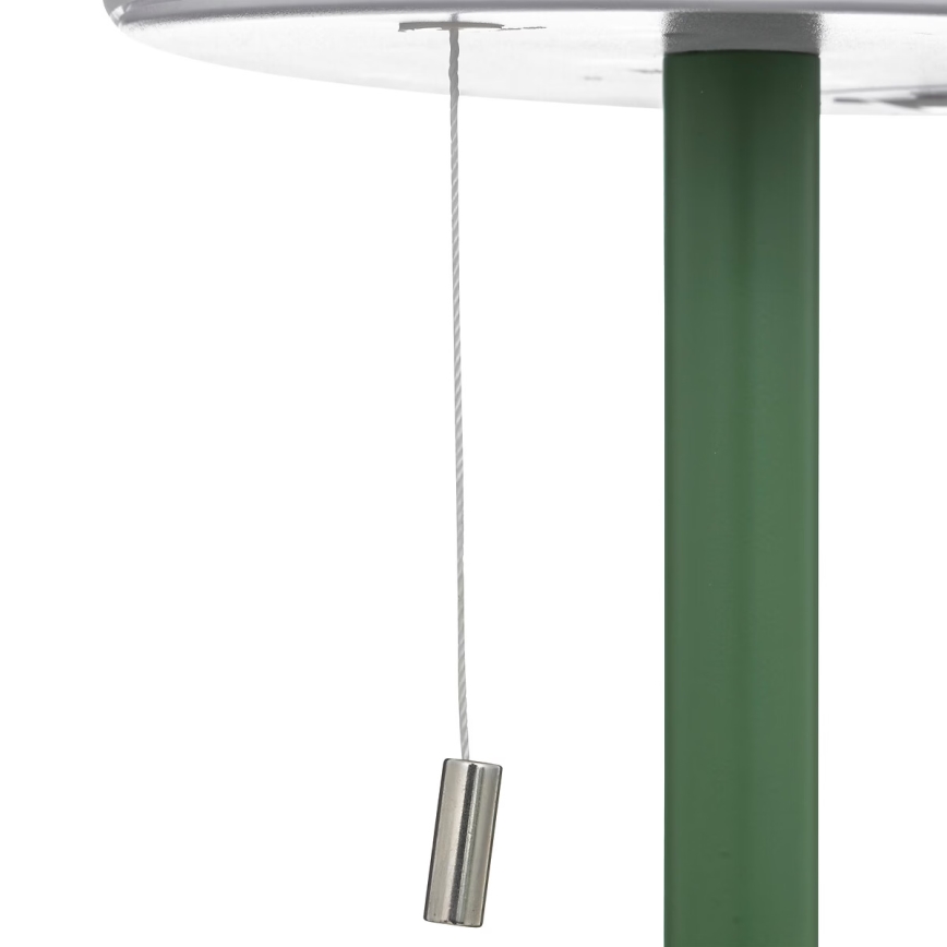Atmosphera - Aufladbare Outdoor-Tischleuchte (LED RGBW) ZACK LED/3,7V 1200 mAh IP44 grün