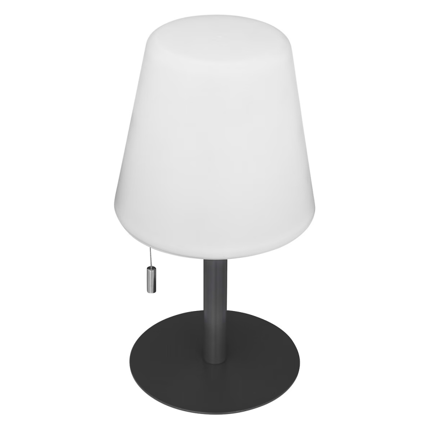 Atmosphera - Aufladbare Outdoor-Tischleuchte (LED RGBW) ZACK LED/3,7V 1200 mAh IP44 schwarz