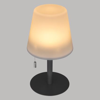 Atmosphera - Aufladbare Outdoor-Tischleuchte (LED RGBW) ZACK LED/3,7V 1200 mAh IP44 schwarz