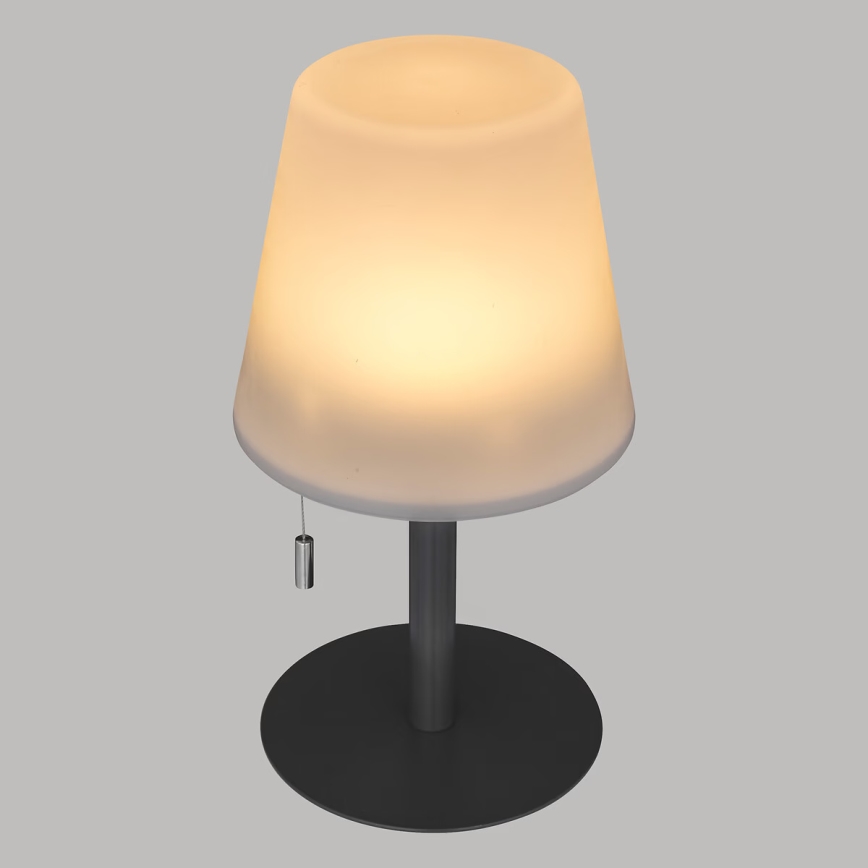 Atmosphera - Aufladbare Outdoor-Tischleuchte (LED RGBW) ZACK LED/3,7V 1200 mAh IP44 schwarz