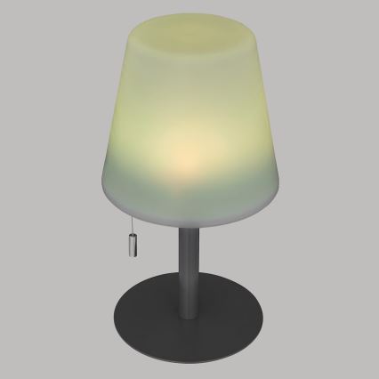 Atmosphera - Aufladbare Outdoor-Tischleuchte (LED RGBW) ZACK LED/3,7V 1200 mAh IP44 schwarz