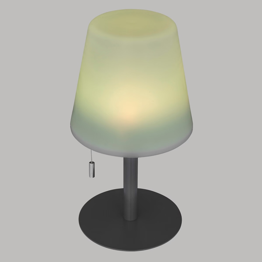 Atmosphera - Aufladbare Outdoor-Tischleuchte (LED RGBW) ZACK LED/3,7V 1200 mAh IP44 schwarz