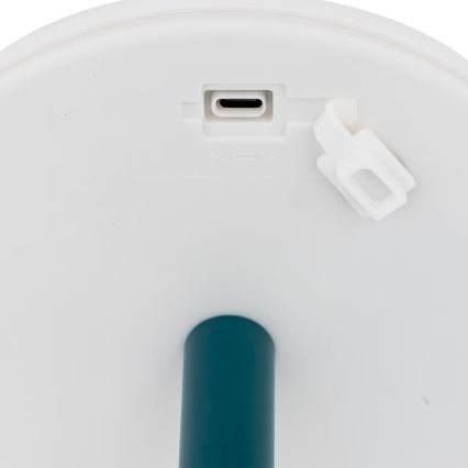 Atmosphera - Aufladbare Outdoor-Tischleuchte (LED RGBW) ZACK LED/3,7V 1200 mAh IP44 türkisfarben