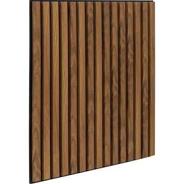 Atmosphera - Dekoratives 3D-Wandpaneel 3D-Paneel 60x60 cm braun