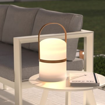 Atmosphera - Dimmbare, aufladbare LED-Outdoor-Tischleuchte KIARA LED/3,7V 36 cm 4000 mAh IP44