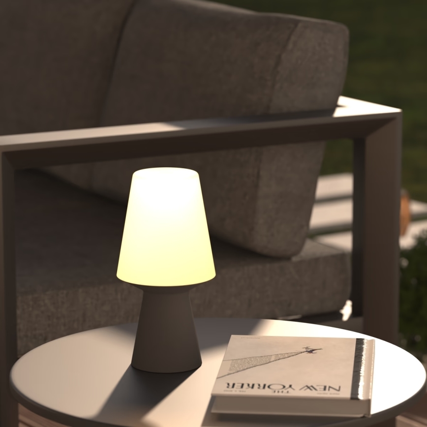 Atmosphera - Dimmbare LED-Outdoor-Tischleuchte mit Touch-Funktion WIZA LED/5V 23 cm IP44