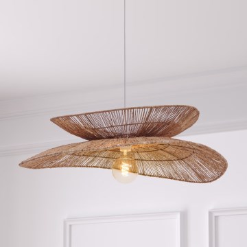 Atmosphera - Hängeleuchte ALARA 1xE27/40W/230V Jute