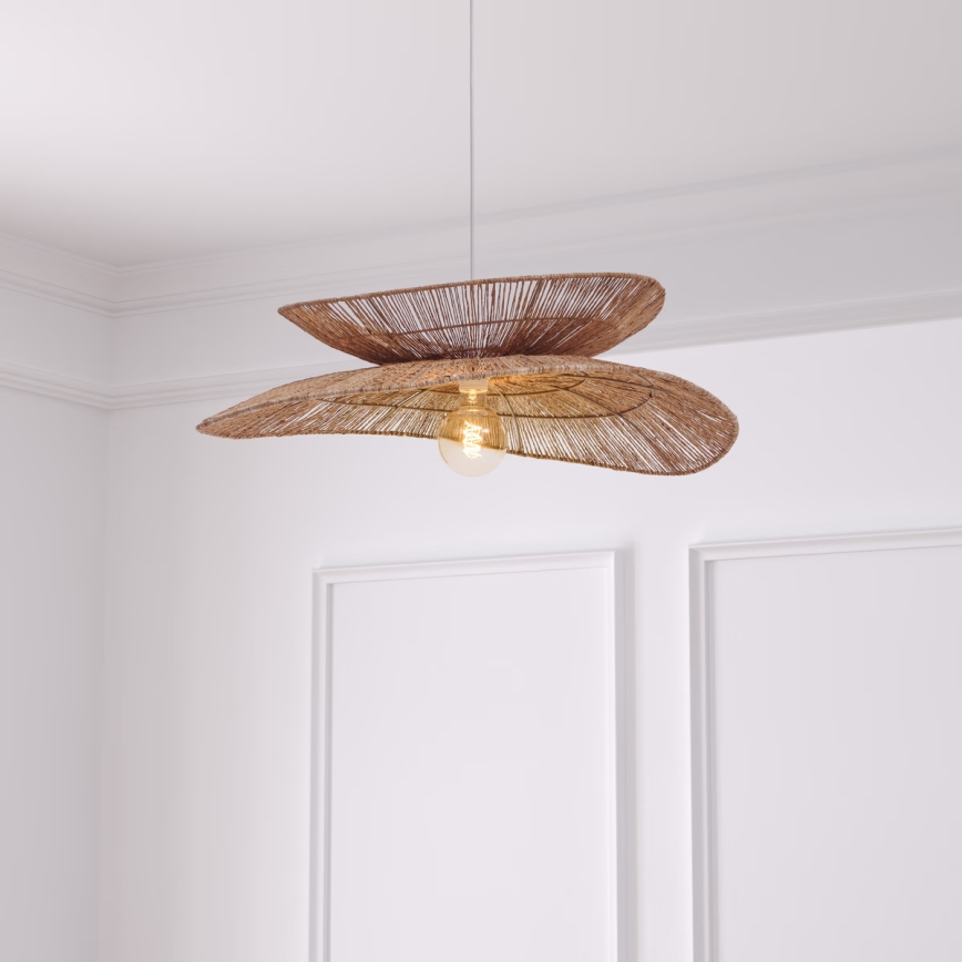 Atmosphera - Hängeleuchte ALARA 1xE27/40W/230V Jute