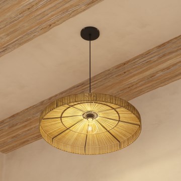 Atmosphera - Hängeleuchte BELLAMY 1xE27/40W/230V Jute